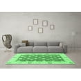 thumbnail image 3 of Ahgly Company Indoor Rectangle Oriental Emerald Green Traditional Area Rugs, 6' x 9', 3 of 4