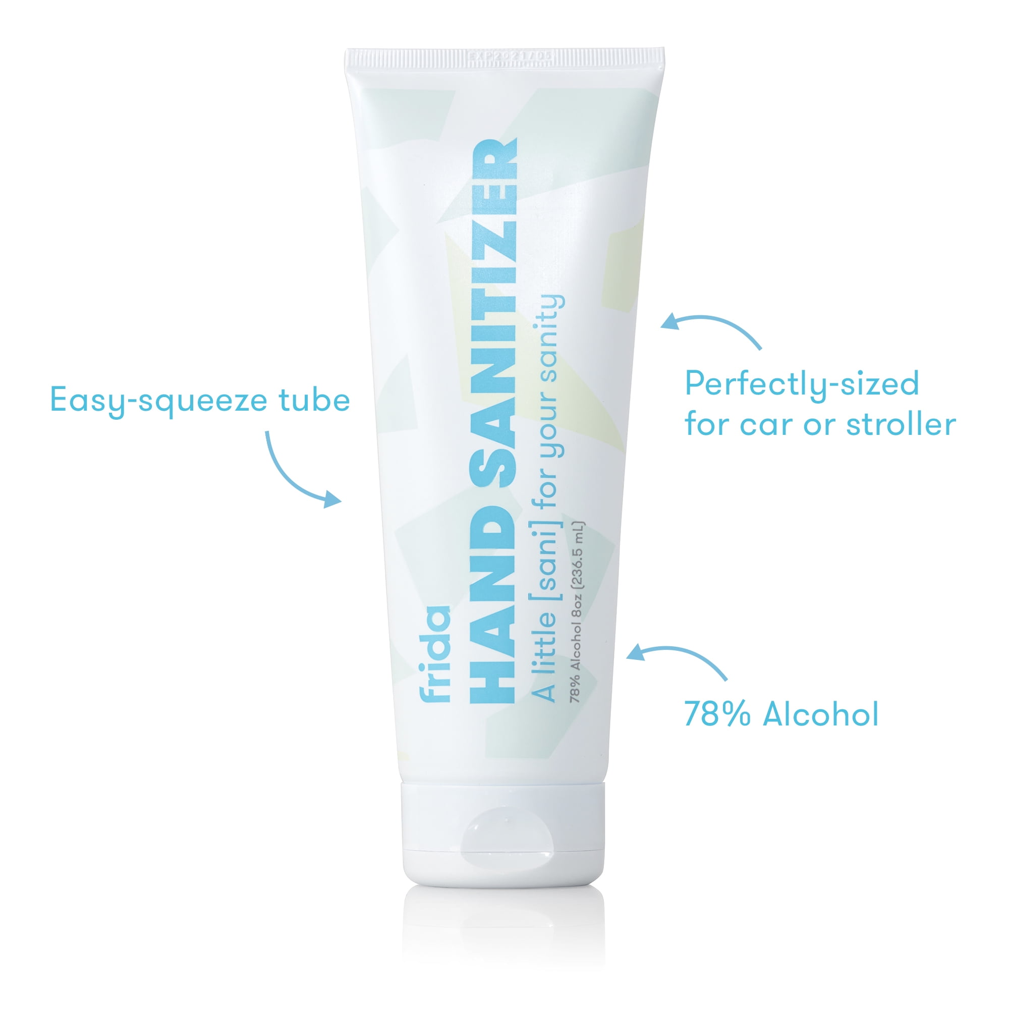 hand sanitizer in baby eye