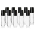 thumbnail image 4 of 10 piezas 10 ml interior de rodillo fino de desodorante natural perfumes envases cosméticos Mini portátil - claro Yinane enrollar botellas, 4 of 6
