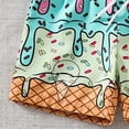 thumbnail image 5 of JUMEYU Shorts for Boys Boy's Summer Boho Print Drawstring High Waisted Shorts Size 9-10 (Pink,9-10 Years), 5 of 7