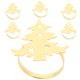thumbnail image 2 of 6pcs Christmas Tree Napkin Holders Napkin Buckle Metal Serviette Holder Dinner Table Decor, 2 of 2