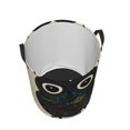 thumbnail image 3 of Goofa Owl with Mandala Printed Circular Hamper,Laundry Basket with Handles,Storage Baskets Foldable,Large Capacity Laundry Hamper-Medium, 3 of 8