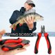 thumbnail image 4 of Greeniant Alicates de prensado de pesca portátil de mano ergonómico antideslizante 5,5 pulgadas antioxidante anticorrosivo tijera herramienta Pescar, 4 of 6
