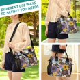 thumbnail image 5 of FORMRS Insulated Lunch Bag Unisex Large Capacity with Shoulder Strap, Colorful Flowers, 5 of 6