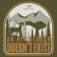 thumbnail image 2 of Junior's Mossy Oak An Off Season Doesn't Exist Racerback Tank Top Military Green X Small, 2 of 4