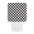 thumbnail image 5 of Goofa Black and White Checkerboard Night Light, Plug-in, Dusk to Dawn Sensor, Warm White, Ambient Lighting, Ideal Kids Adults Nightlight-US, 5 of 9