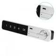 thumbnail image 2 of Dioche Cabinet Lock, Security Password Lock, With Flat Bolt Digital Zinc Alloy Touch Lock Easy To Operate Practical For File Cabinet Wardrobe Villas Office, 2 of 8