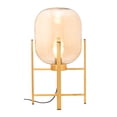thumbnail image 3 of Wonderwall Table Lamp Gold Table Lamp, Modern Style, Works with dimmer (Dimmer Not Included), Steel, Lighting Table Lamps, 3 of 7