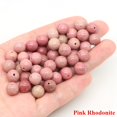 thumbnail image 3 of Cuentas de piedra natural, ojo de tigre, amatista, ágata, jaspe, cuarzo rosa, cuentas redondas sueltas para hacer joyas, pulseras DIY, 4/6/8/10 mm, 3 of 5