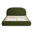 thumbnail image 6 of Jennifer Taylor Home Archie Puffy Grounded Upholstered Queen Platform Bed, Olive Green Performance Velvet, 6 of 9