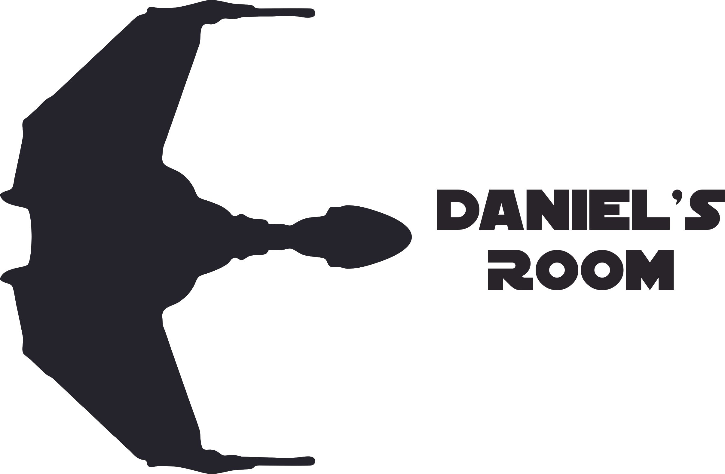 Star Wars Ship Logo Cartoon Character Design Customized Wall Art Vinyl Decal Custom Vinyl Wall