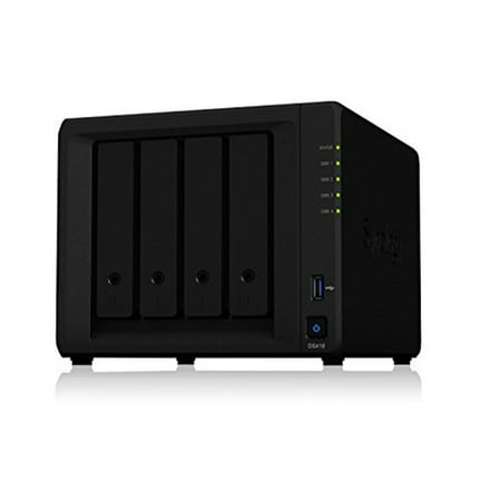 Synology DiskStation DS418 4-Bay Diskless NAS Network Attached (Best Synology Nas For Home Media)