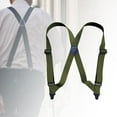 thumbnail image 2 of Tirantes de moda para hombre, correas elásticas duraderas, prácticos, cómodos y ligeros. Verde, 2 of 9