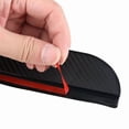 thumbnail image 3 of KNACK- 2X Carbon Fiber Look Mirror Rain Visor Guard For Auto Car Accessories Trim, 3 of 6