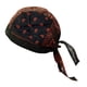 thumbnail image 1 of Gorro pirata tipo bandana para montar, de secado rápido, resistente al viento, suave y duradero. naranja y negro, 1 of 3