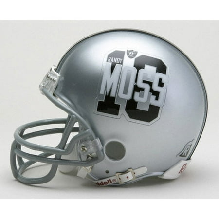 NFL - Randy Moss Oakland Raiders Replica Riddell Mini Helmet