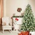 thumbnail image 3 of Yardi Yarda Artificial 5FT Christmas Tree with 694PVC/Hard Needle Mixed Branch Tips and 200L Warm White Led, Pine Cone Christmas Tree for Indoor Holiday Decoration, Green, 3 of 12
