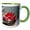 Green/White, variant on 3drose, Usa, Louisiana. New Orleans, Riverboat Natchez, Sternwheeler., 11oz Two-tone Red Mug