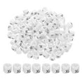 thumbnail image 1 of Uxcell Clothes Hanger Markers Fit Rod Garment Size Tag Hanger Clips Round Color Coding Label for Clothing XL White, 1 of 6