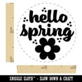 thumbnail image 2 of Hello Spring Self-Inking Rubber Stamp Ink Stamper - Red Ink - Mini 1/2 Inch, 2 of 7