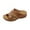Brown, variant on VerPetridure Wedge Sandals for Women Dressy Summer Slip On Womens Sandals Slide Comfortable Walking Platform Sandals Size 5.5