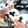 thumbnail image 2 of Motorcycle Bike Aluminum Mount fork Stem Base Set W/ Ball Head for Ram Mount Kit, 2 of 8