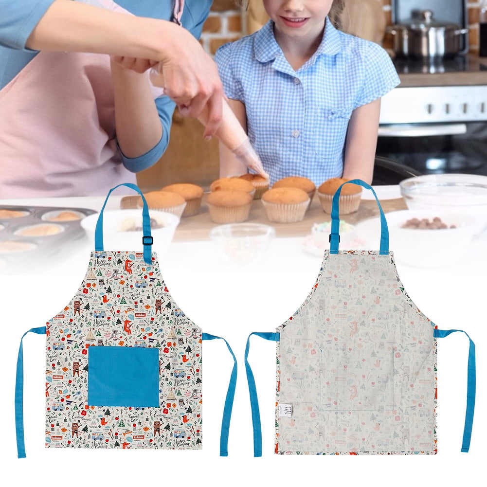 OTVIAP Painting Apron, Home Apron,Children Kids Cooking Baking Painting Apron Chefs Kitchen Home