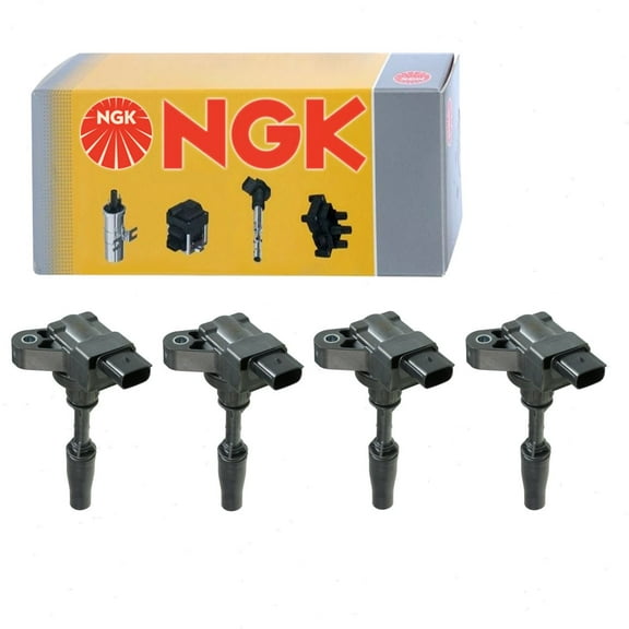 4 pc NGK Ignition Coils compatible with Chevrolet Impala 2.5L L4 2014-2017