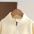 thumbnail image 6 of Gubotare Jacket for Baby Toddler Girls Fleece Hoodie Soft Fleece Sherpa Full-zip Jacket Size 6 12 Months,(Yellow 6-12 Months), 6 of 7
