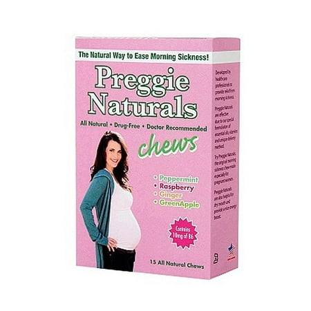 (2 pack) (2 Pack) Preggie Naturals 15 Chews