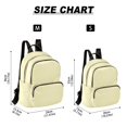 thumbnail image 3 of JIALIOU Mini Backpack Purse for Women Quilted Casual Daypack Small Travel Shoulder Bag, Pale Yellow, 3 of 7
