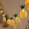 thumbnail image 3 of Lámpara de cadena de piña de malla de hierro tu un 3 m 20 LED con batería, 3 of 5