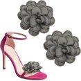 thumbnail image 1 of Decorative Shoe Clips, Removable Bow Clip Flower Rhinestone Charms for Women Dress High Heels Accessories, 1 of 5
