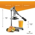 Manual Fruit Juicer Commercial Grade Home Citrus Lever Squeezer for