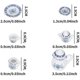 thumbnail image 3 of 15pcs Mini Porcelain Flower Tea Cup Set Doll House Decor Kitchen Miniature Simulation, 3 of 5