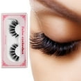 thumbnail image 4 of jiaroswwei 1 Pair False Eyelashes Natural Look 3D Wispy Curly Fluffy Faux Mink Hair Reusable Women Colored Fake Lashes Party Makeup, 4 of 8