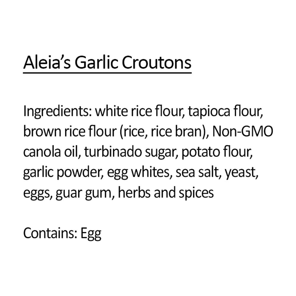 (4 pack) Aleia’s Gluten Free Garlic Croutons – 5.5oz