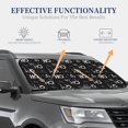 thumbnail image 4 of Fotbe Ho-Ho-Ho 2 2-Piece Car Windshield Sun Shade | Sun Blocker for Car Windshield | Foldable Automotive Interior Accessories for Sun Protection-Small, 4 of 6
