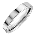 thumbnail image 2 of Metals Jewelry 4mm Flat Pipe Cut Tungsten Carbide Wedding Ring Mirror Polished Band Size 4.5, 2 of 6