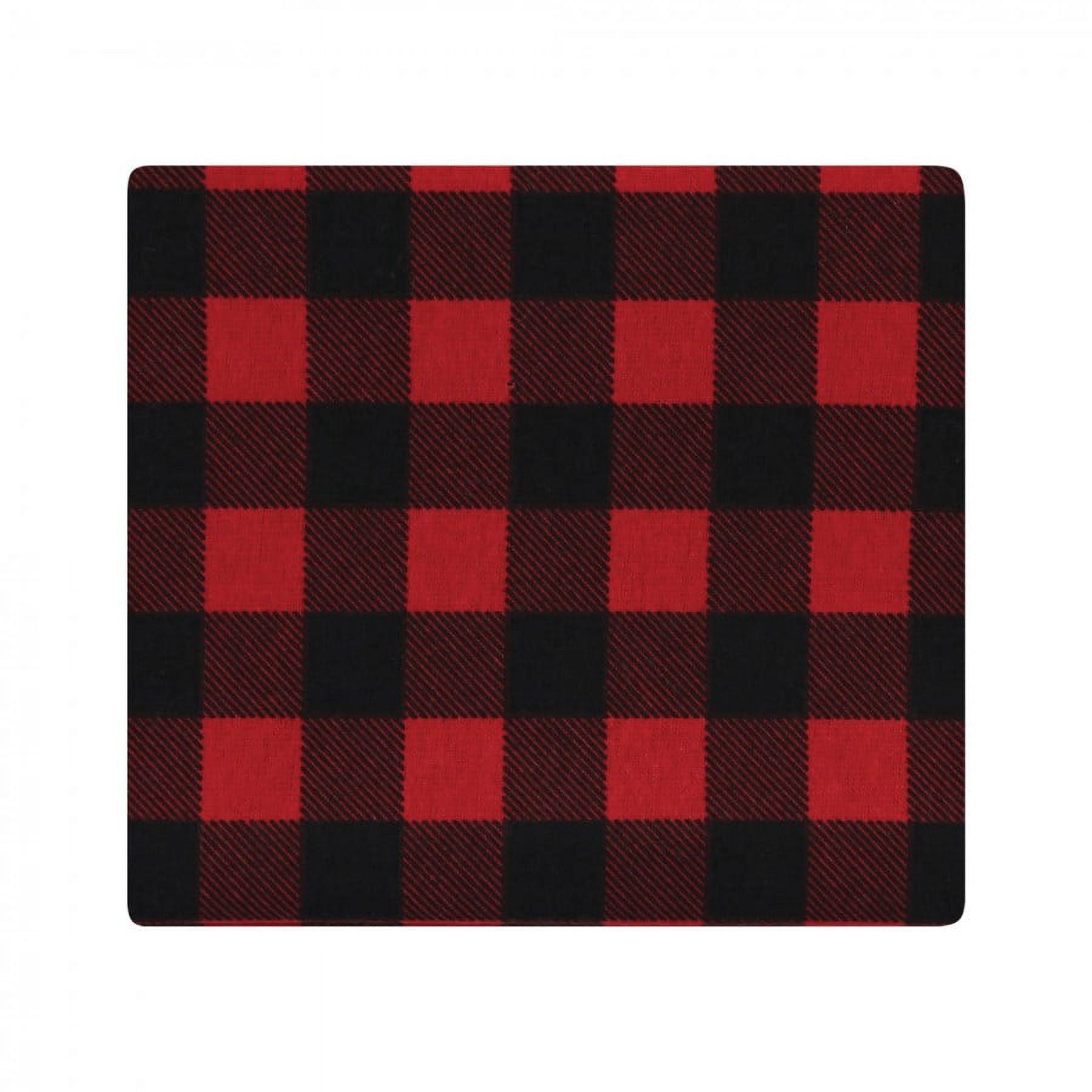 Hudson Baby Unisex Baby Cotton Poly Flannel Receiving Blankets Bundle, Christmas Tree Truck, One Size
