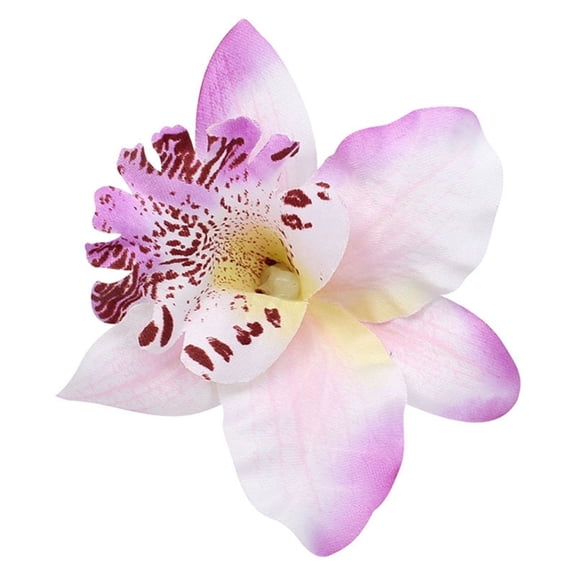 Soft Breathable Cloth Flower Hair Clip Light weight Orchids Shape Hair Clip for Women Girls and Boys