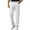 White, variant on Hinvhai Mens Cotton Linen Blend Golf Dress Pants, Flat Front, Durable Twill, Regular Fit, Breathable & Lightweight White