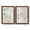 Barnwood Maple, variant on Quiet Affection I - Premium Framed Canvas 2 Piece Set - Ready to Hang