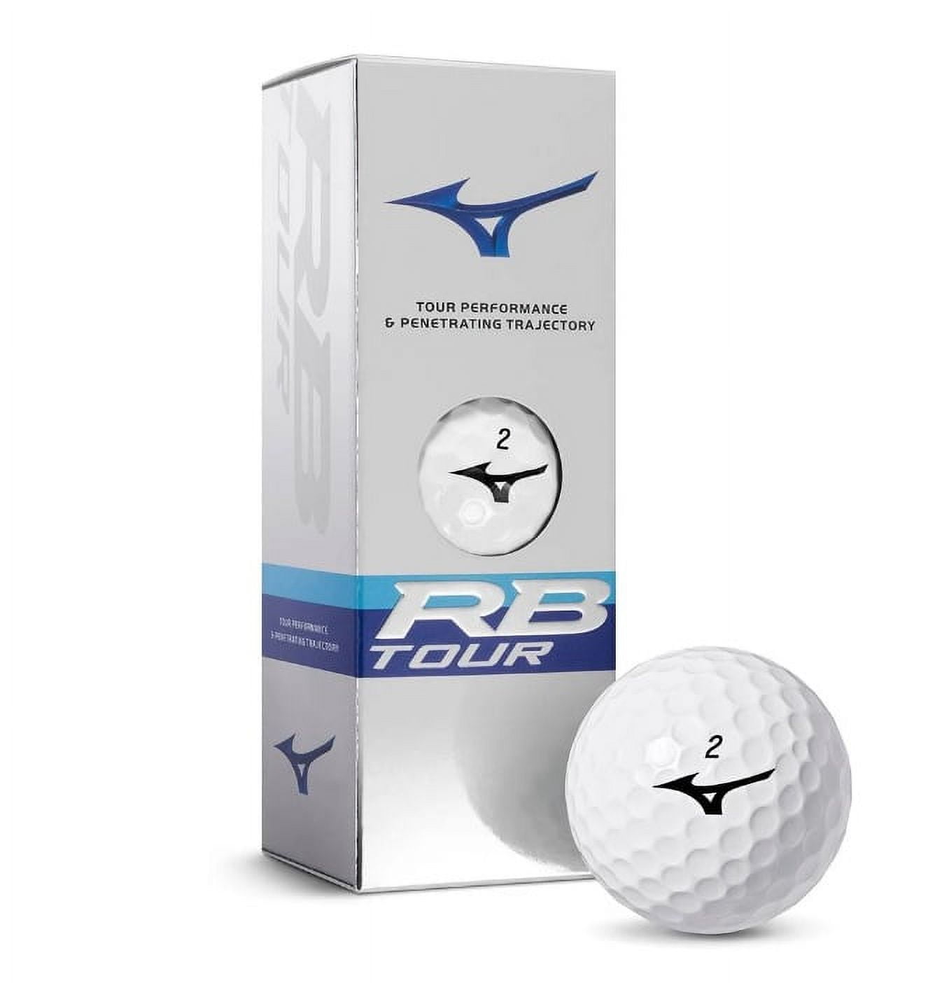 MIZUNO Golf Balls RB Tour/Tour X Trial Set White 2 Sleeves (6 Balls) 3  Piece with Axial Flow Dimples Head Speed: 38m/s or higher Ball Type:  Distance & ...