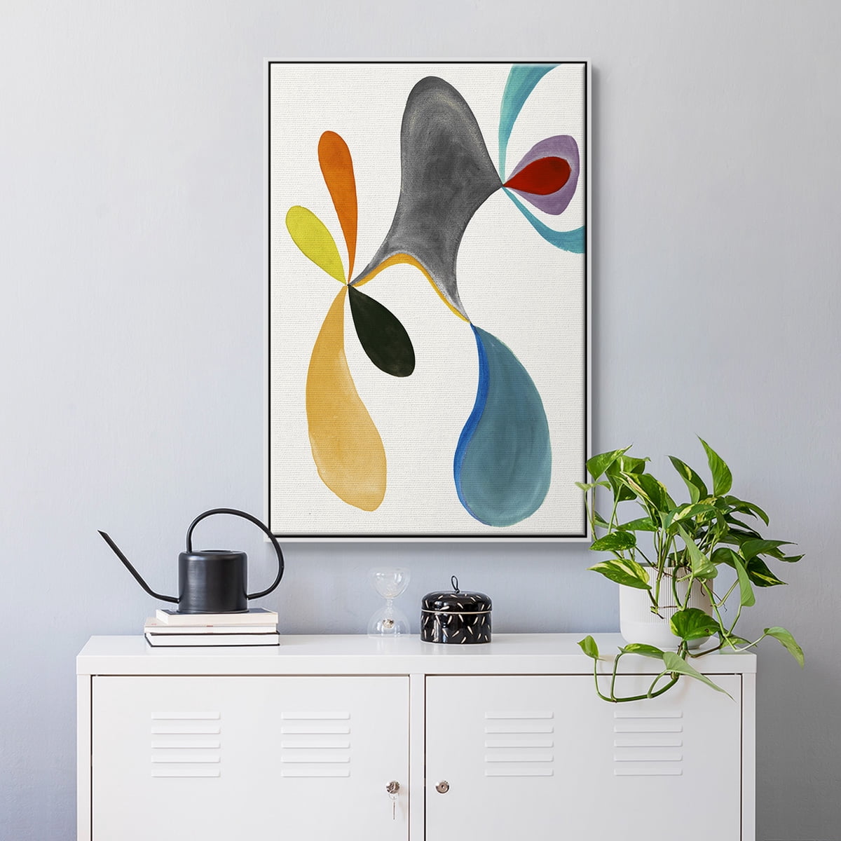 Magic Tricks I Framed Premium Gallery Wrapped Canvas - Ready to Hang - 27 x 41 - White Floating Frame