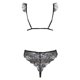 thumbnail image 2 of Gibobby Conjunto ropa interior mujer Bragas de satén para mujer, sexy, con costuras de cinta, sin espalda, lencería erótica(Negro, G), 2 of 5
