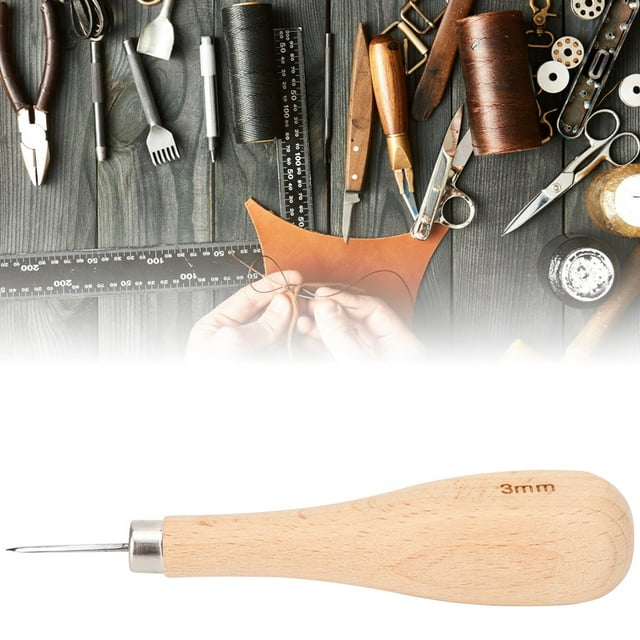 Punzón de cuero BuyWeekMX Punzón de rombo acero máxima confiabilidad 3 mm/4 mm/5-6 mm