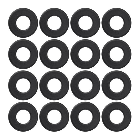 MasteelfCA 16PCS Universal Black PVC Washers for Standard Foosball Tables