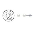 thumbnail image 3 of Boucles d'Oreilles Clous Classiques en Perles d'Eau Douce, 3 of 3