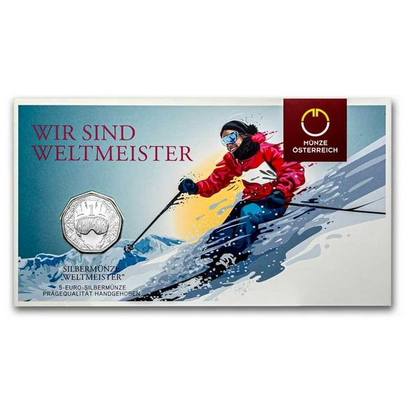 2024 Austria Silver €5 World Champion